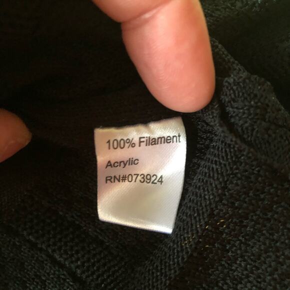 Ming Wang Sweater Sz XL Knit Cardigan Jacket 3/4 Sleeve Career Casual Workwear - Picture 7 of 10